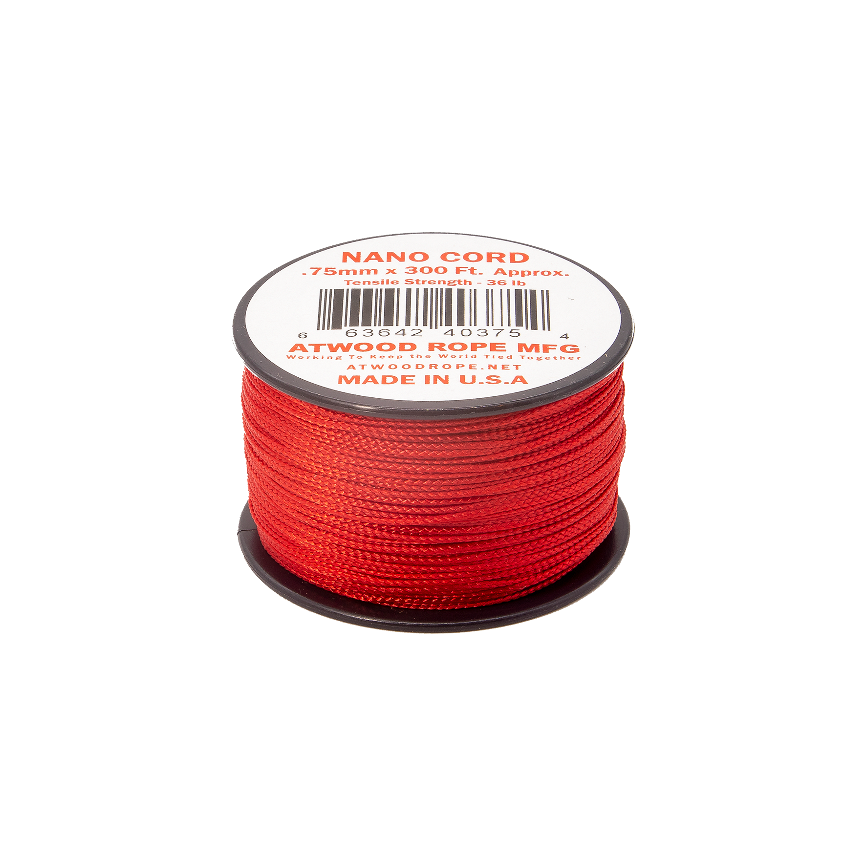 ARM NANO CORD, 300" / 91,4m, rot