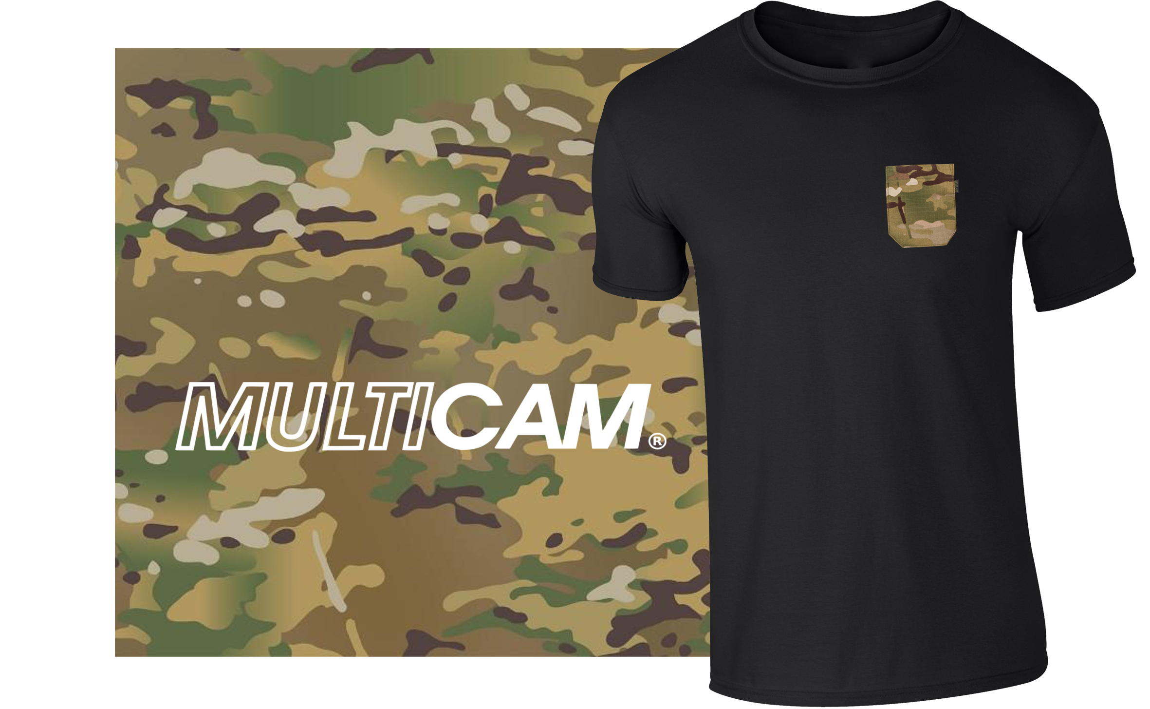Pocket-T schwarz/multicam®