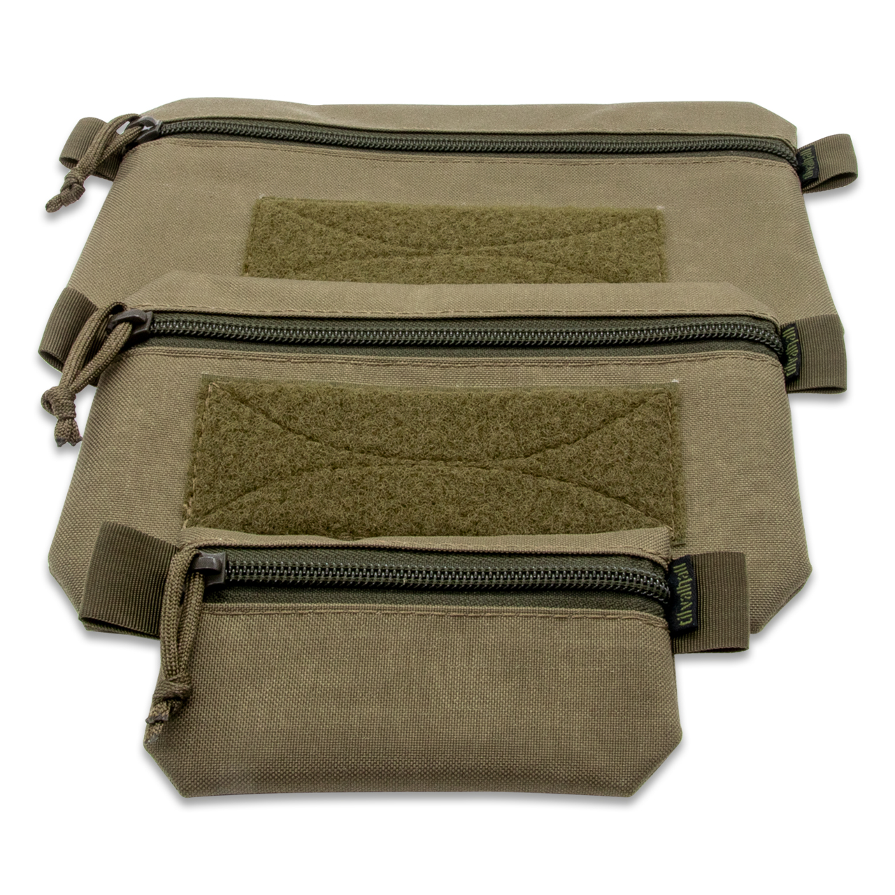 Einschubtasche "ZIPBAG - S", steingrau-oliv