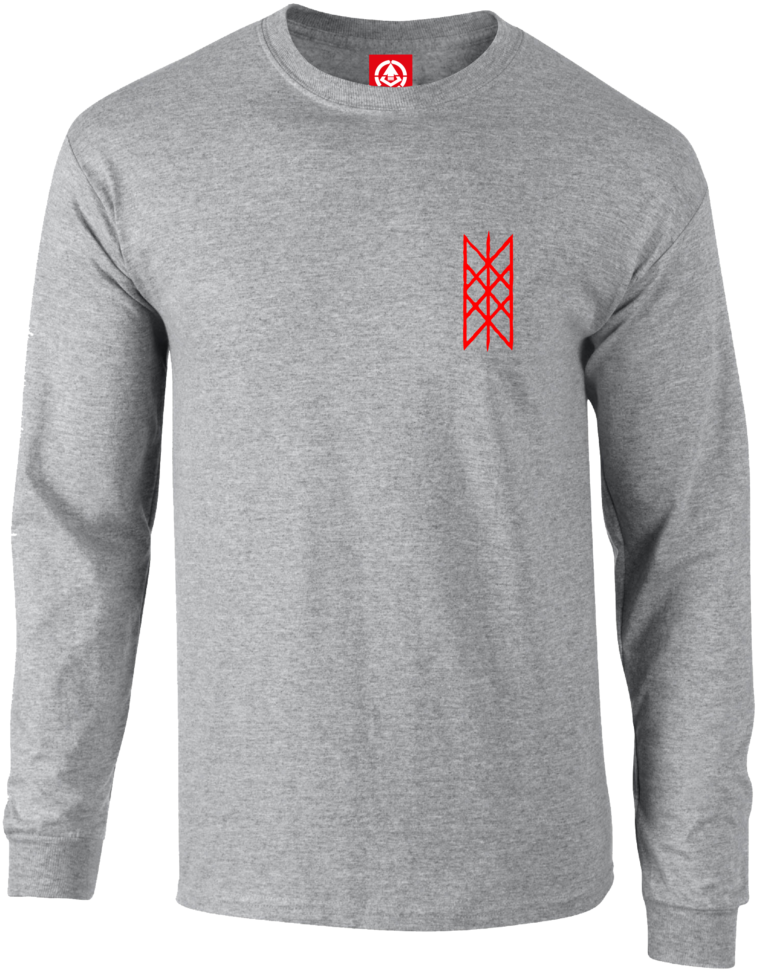 Longsleeve "GIANT & GODS" sportsgrey