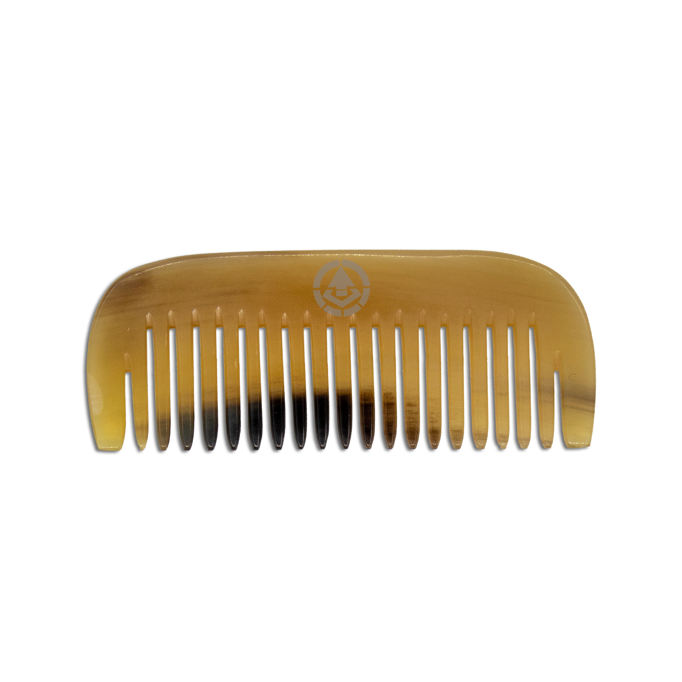 TVWG "MICRO-BEARD" & Taschenkamm, Horn, mittel, 8cm