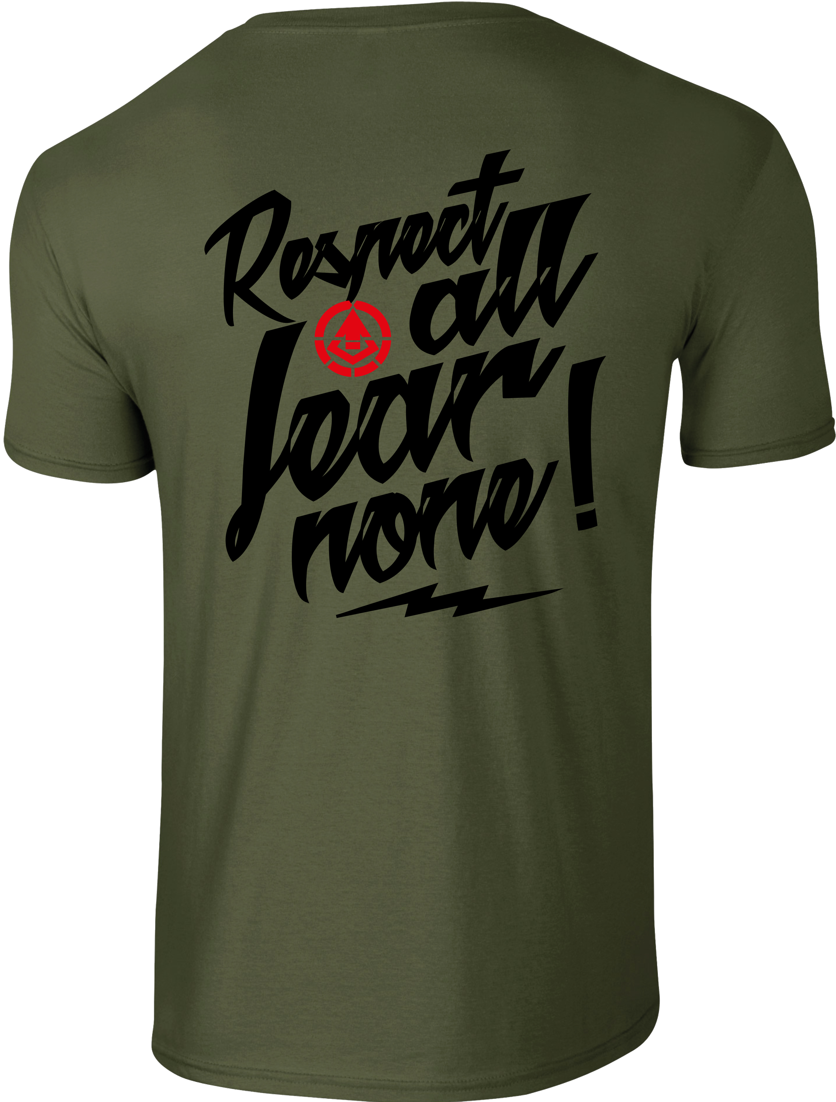 Shirt "FEAR NONE" oliv