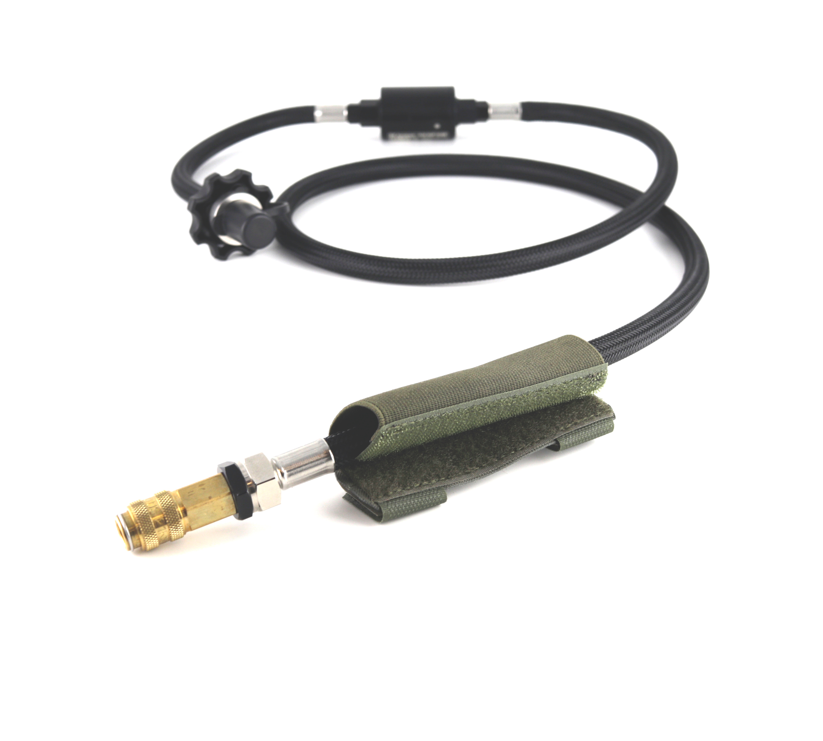 TVWG® "MFF -SAUERSTOFFSCHLAUCHFIXIERUNG, klettbar", steingrau-oliv