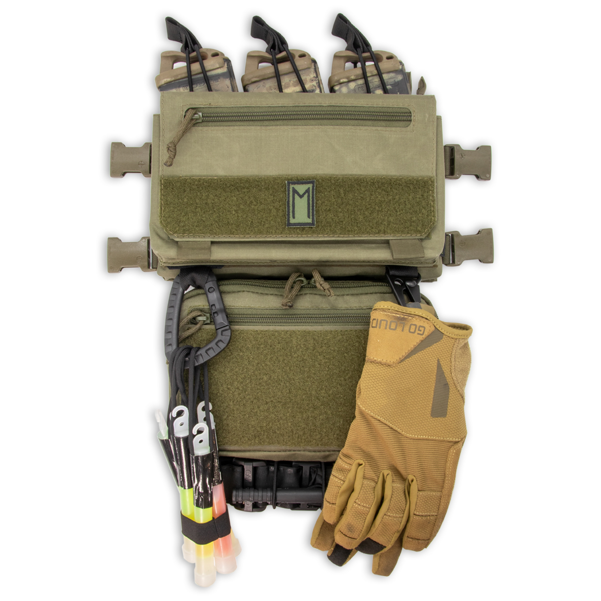 SNAP LINK, steingrau-oliv