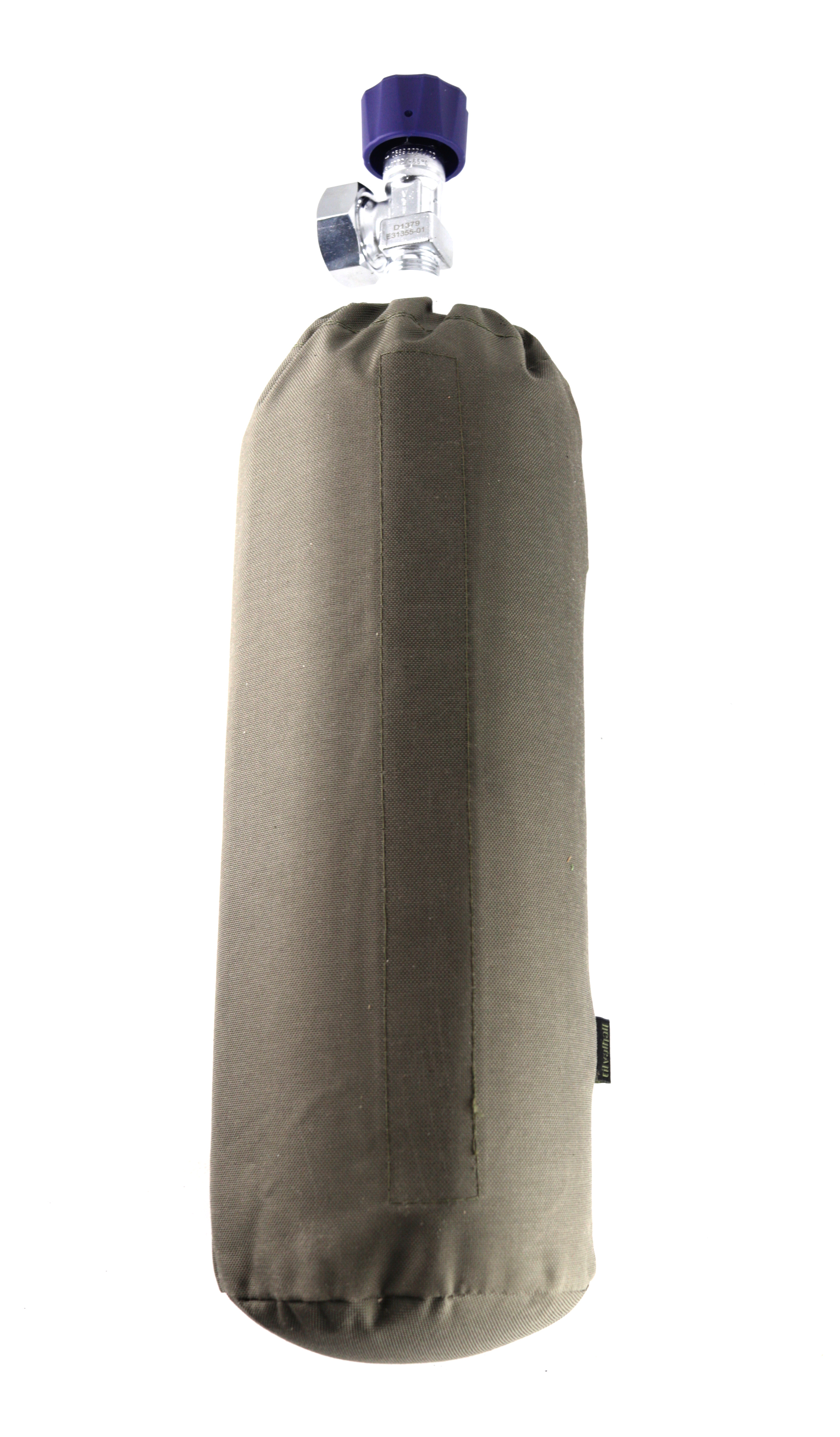 TVWG® "MFF -SAUERSTOFFFLASCHENTASCHE 2LTR", steingrau-oliv