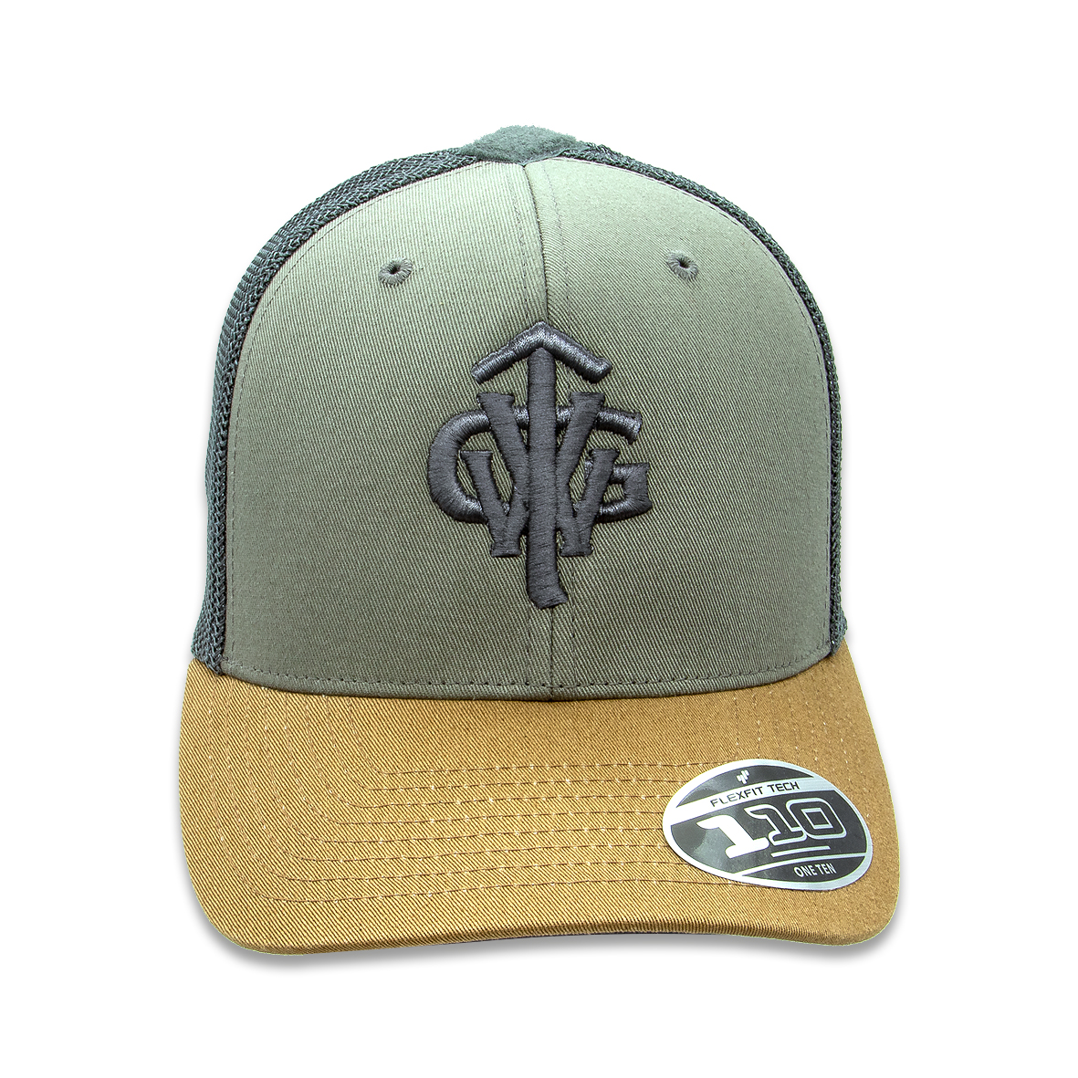 TVWG TACTICAL FLEXFIT "COLLEGE", ash-grey-coyote