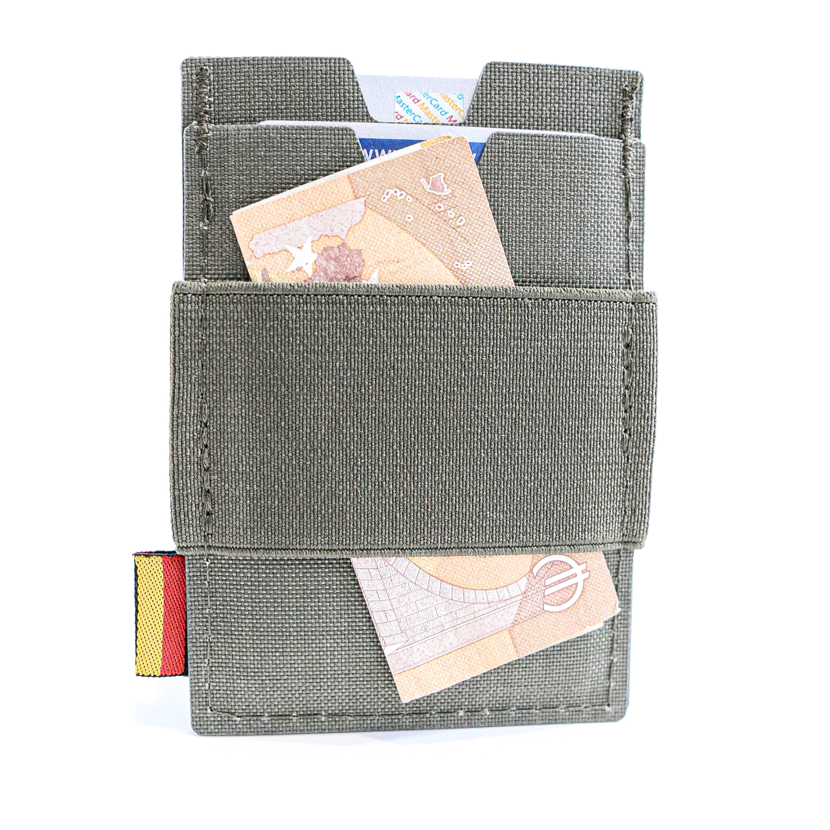 tvwg® Kartenetui "WALLET", steingrau-oliv